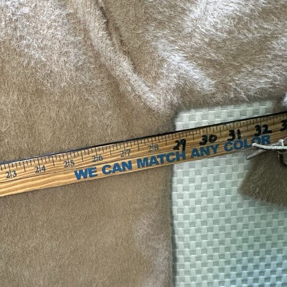 Aerie Camel Brown Chenille Knit Turtleneck Oversized Sweater XL Winter Fall - Picture 7 of 8